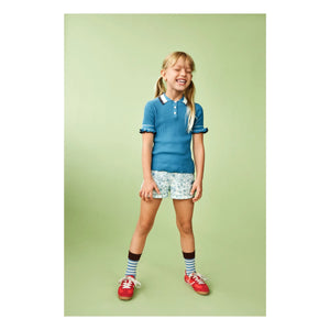 FUB - Classic Striped 2 Pairs of Socks Set | Azure blue
