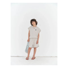 Main Story - Organic Cotton Loose Fit Jogger Shorts | Gray