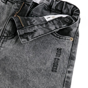 Bobo Choses - Washed Organic Cotton Jeans | Black