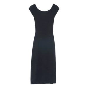 Bompard - Silk and Cashmere Bardot Neck Dress | Black