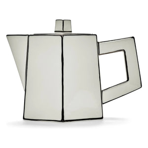 Serax - Carte blanche teapot | Noir/White