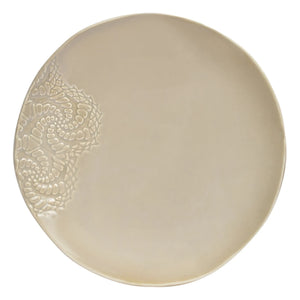 Maison Vessel - Blanca Tatoo Dantel Tabaklar - 2'li Set | Yulaf Ezmesi