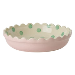 Rice - Polka Dot Patterned Stone Dust Measuring Cup | Pink