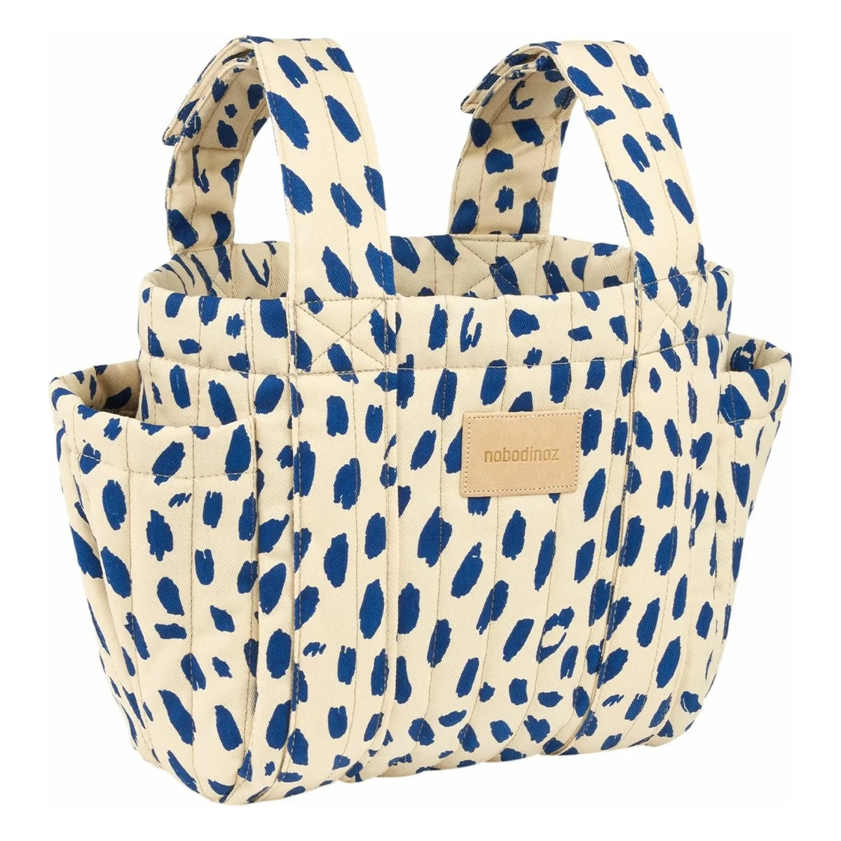 Nobodinoz - Hyde Park Leonie stroller organizer bag | Blue