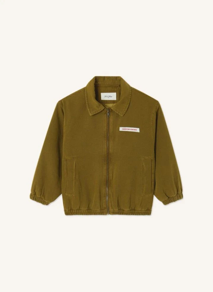 American Vintage - Lycra Zip Jacket | Green
