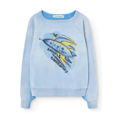 The Animals Observatory - Shark Rocket sweatshirt | Soluk mavi