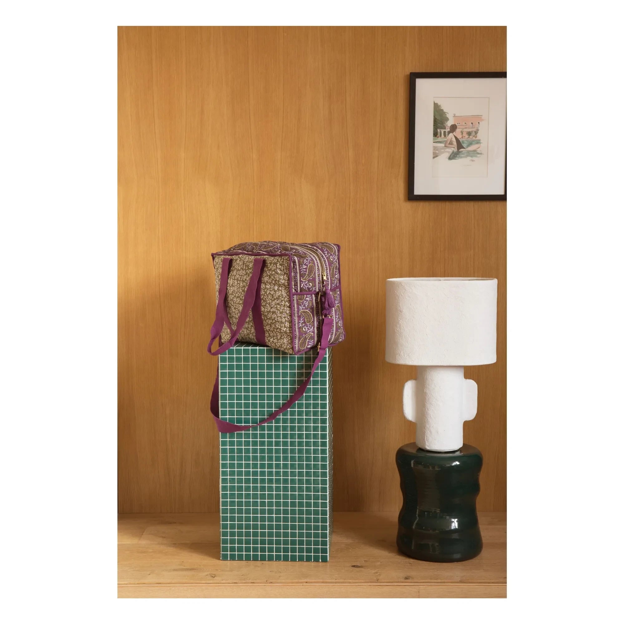 Louise Misha - Organic Cotton Lilio 36h Bag | Khaki
