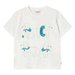 Tinycottons - Organic Cotton Dog T-Shirt | White