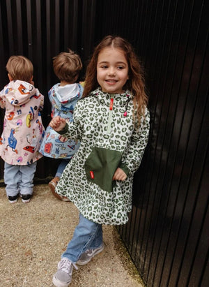 Hello Hossy - Leopard Raincoat | Green