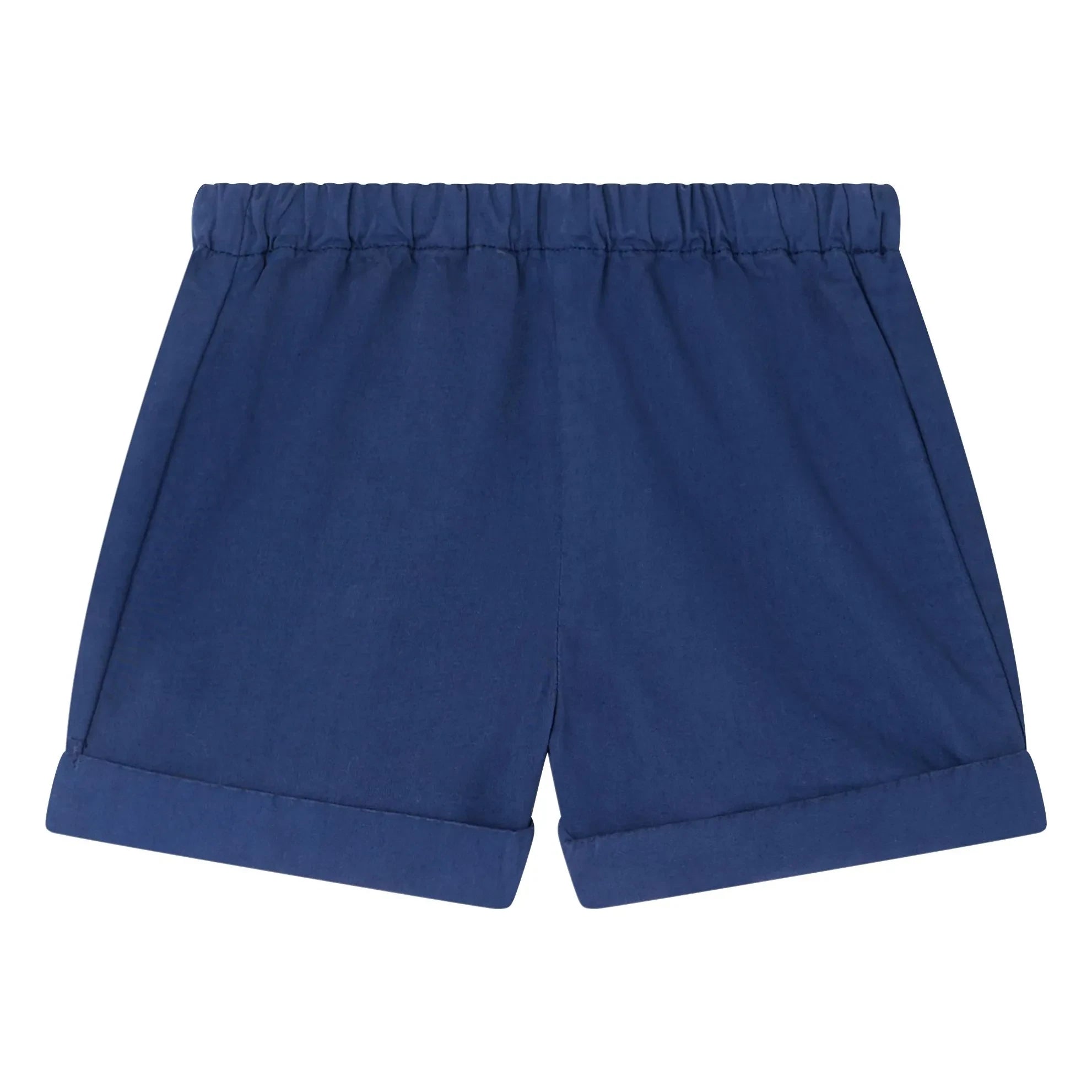 Bonpoint - Ecady Poplin Organic Cotton Shorts | Navy