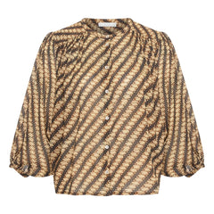 By Bar - Becky Organic Cotton Blouse | Brown