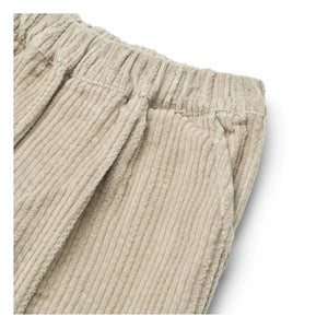 Liewood - Borris Organic Cotton Velvet Pants | Beige