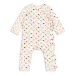 Konges Sløjd - Geometric Organic Cotton Romper | Ecru