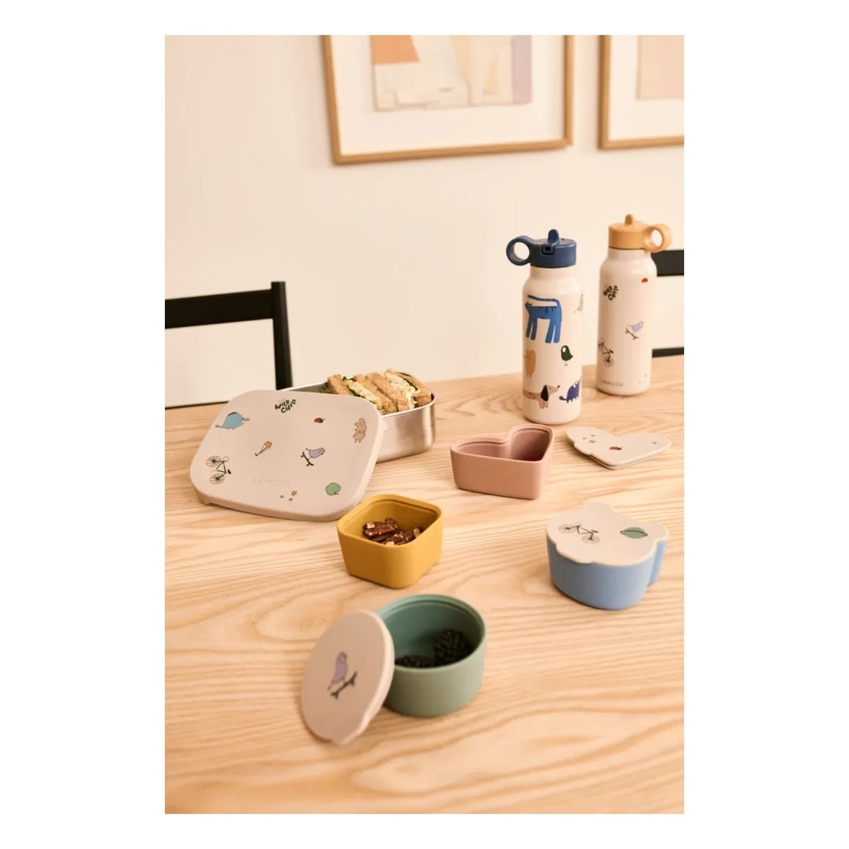 Liewood - Toto Snack Boxes - Set of 4 | Tamtam/Sandy