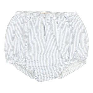 Búho - Striped Seersucker Bloomer | Light Blue