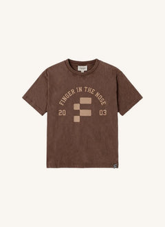Finger in the nose - King Finger 2003 Organic Cotton T-Shirt | Chocolate