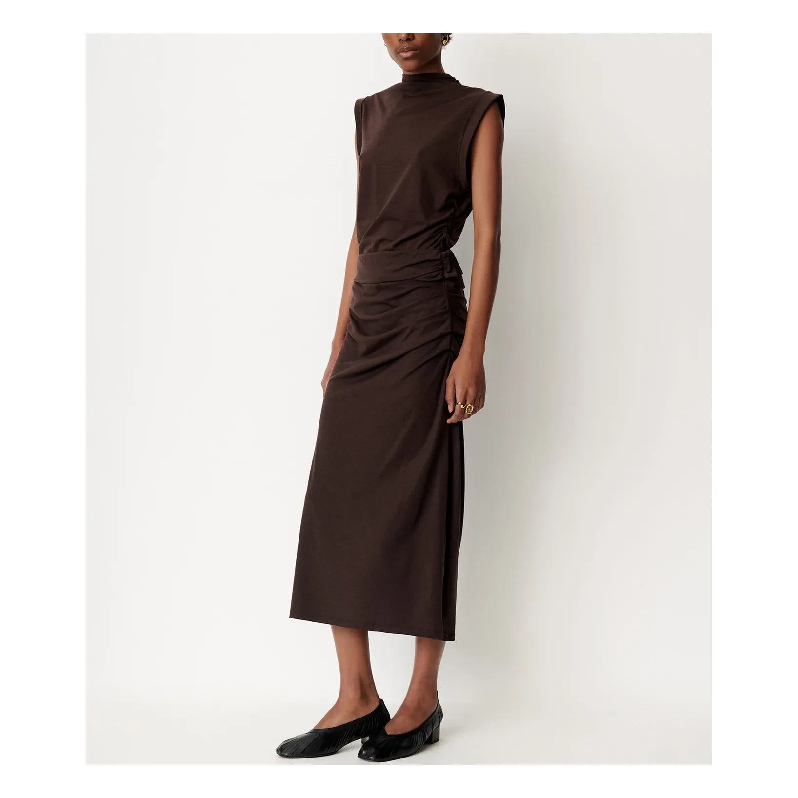 Sessùn - Dolish skirt Organic cotton | Coffee