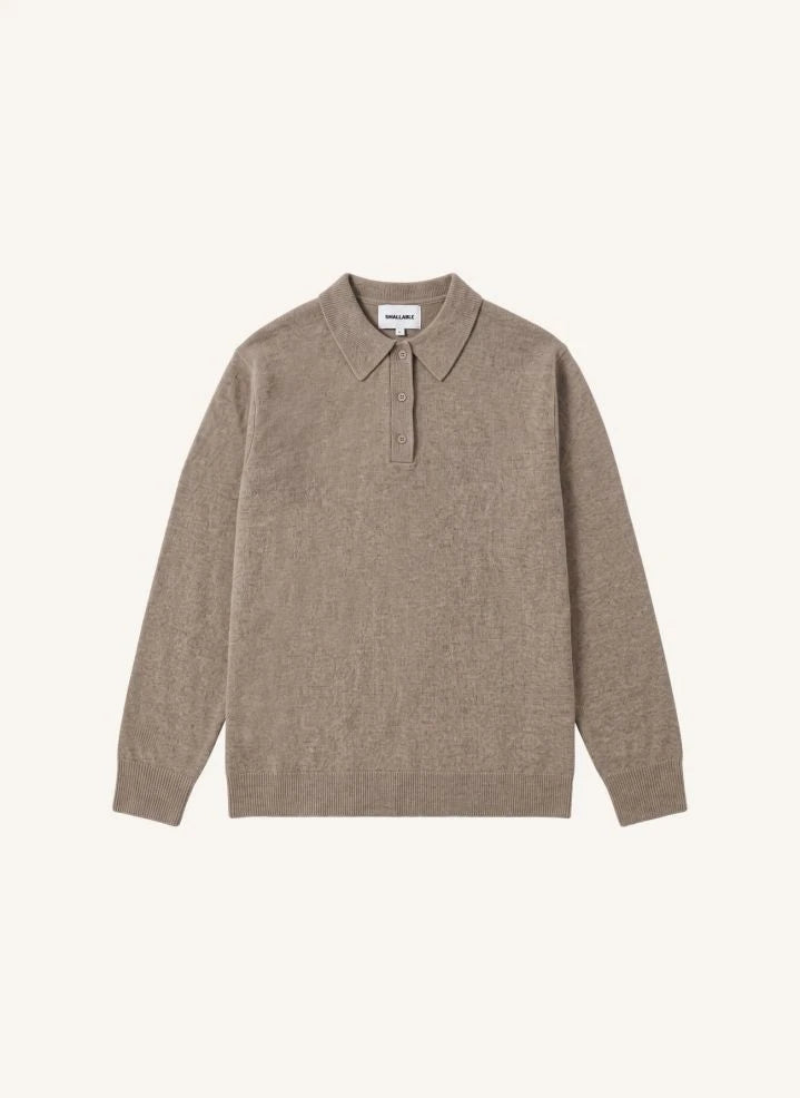 Smallable Man - Chopin Merino Wool Turtleneck Sweater | Taupe Brown