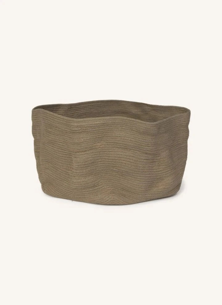 Lorena Canals - Stone-Washed Storage Basket | Brown