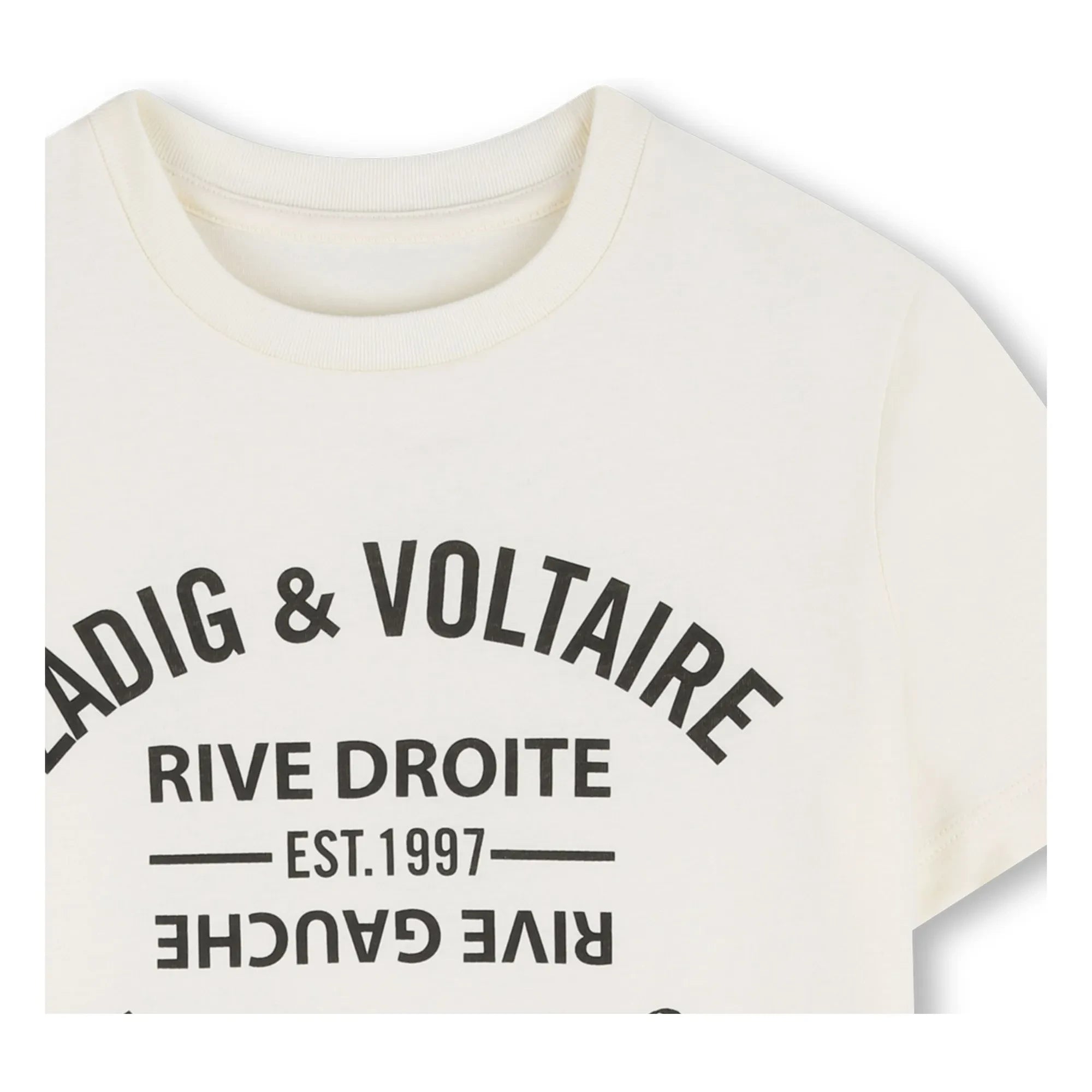 Zadig & Voltaire - Logo Art Is Truth T-Shirt | Ecru