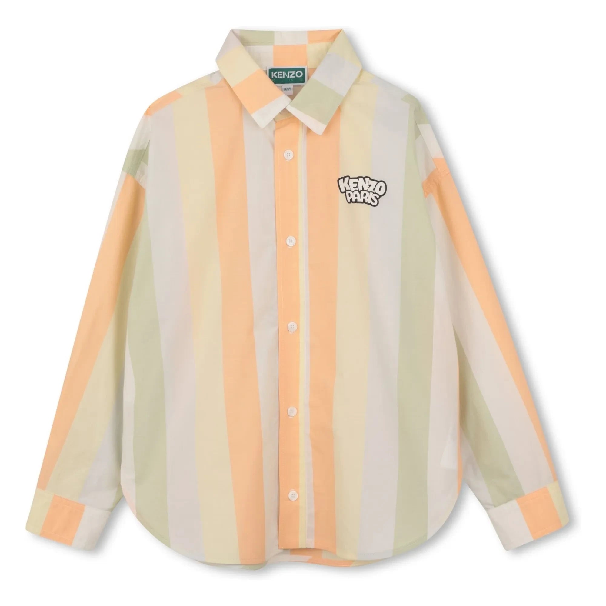 Kenzo - Happy Sweet Bubble Tiger Striped Shirt | Beige
