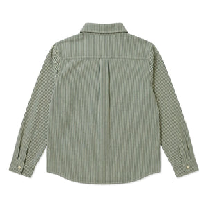Hundred Pieces - Enzo Striped Shirt | Dark Green