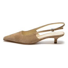 Odare - Anna Sweden Slingback | Taupe Brown