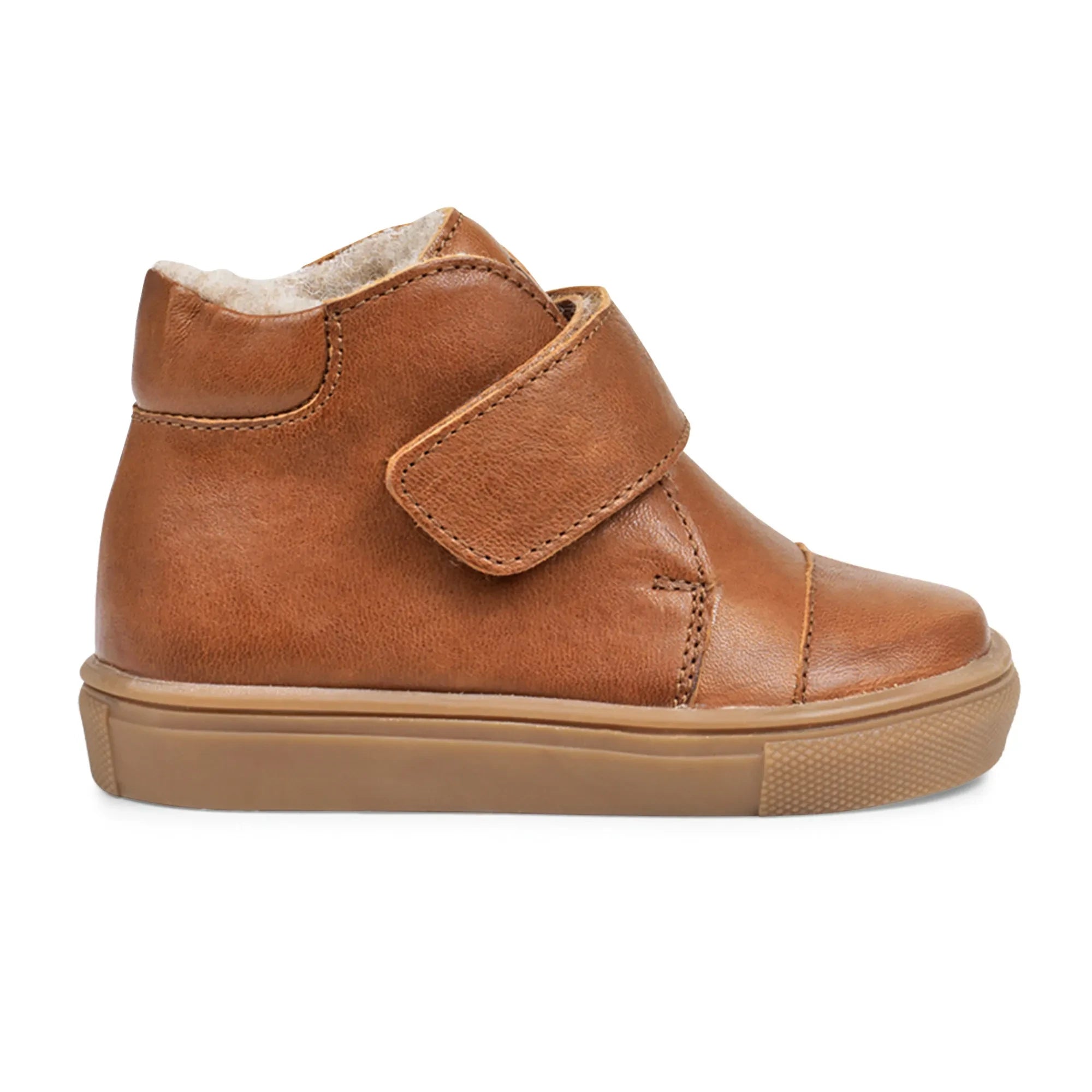 Petit Nord - Toasty 1-Cırt Cırtlı Sherpa Astarlı Sneakers | Konyak