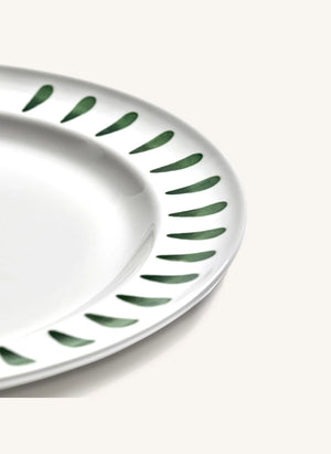 Serax - Charly Striped Plates - Set of 2 | Green