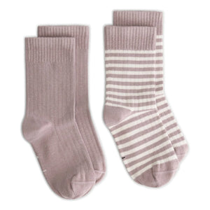 Gray Label - 2 Pairs Organic Cotton Socks Set | Plum