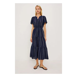 Rails - Cannes Striped Dress | Navy Blue