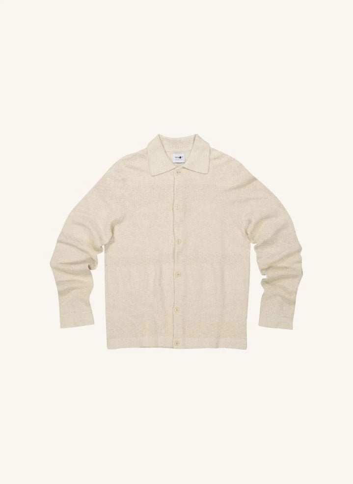 NN.07 - Troy 6575 Cotton and Linen Jacket | Natural