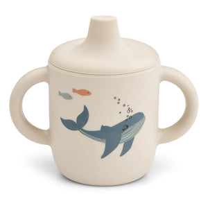Liewood - Neil Silicone Training Cup | Marine Life/Sandy