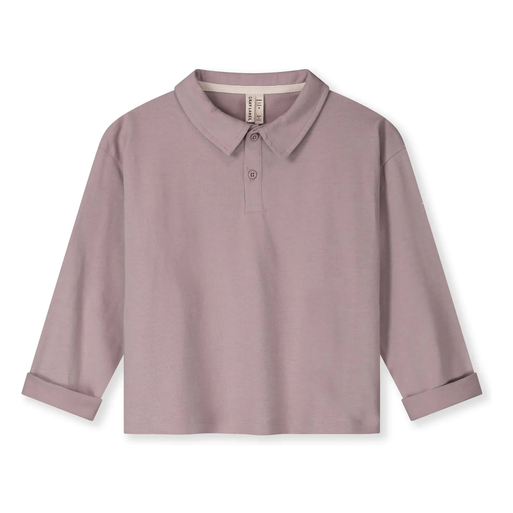 Gray Label - Organic cotton polo shirt | Mauve