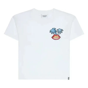 Finger in the Nose - Queen T-shirt Organic Cotton | Off-white