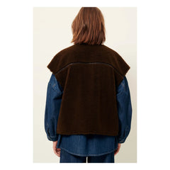 Sessùn - Mounty Sleeveless Jacket | Brown