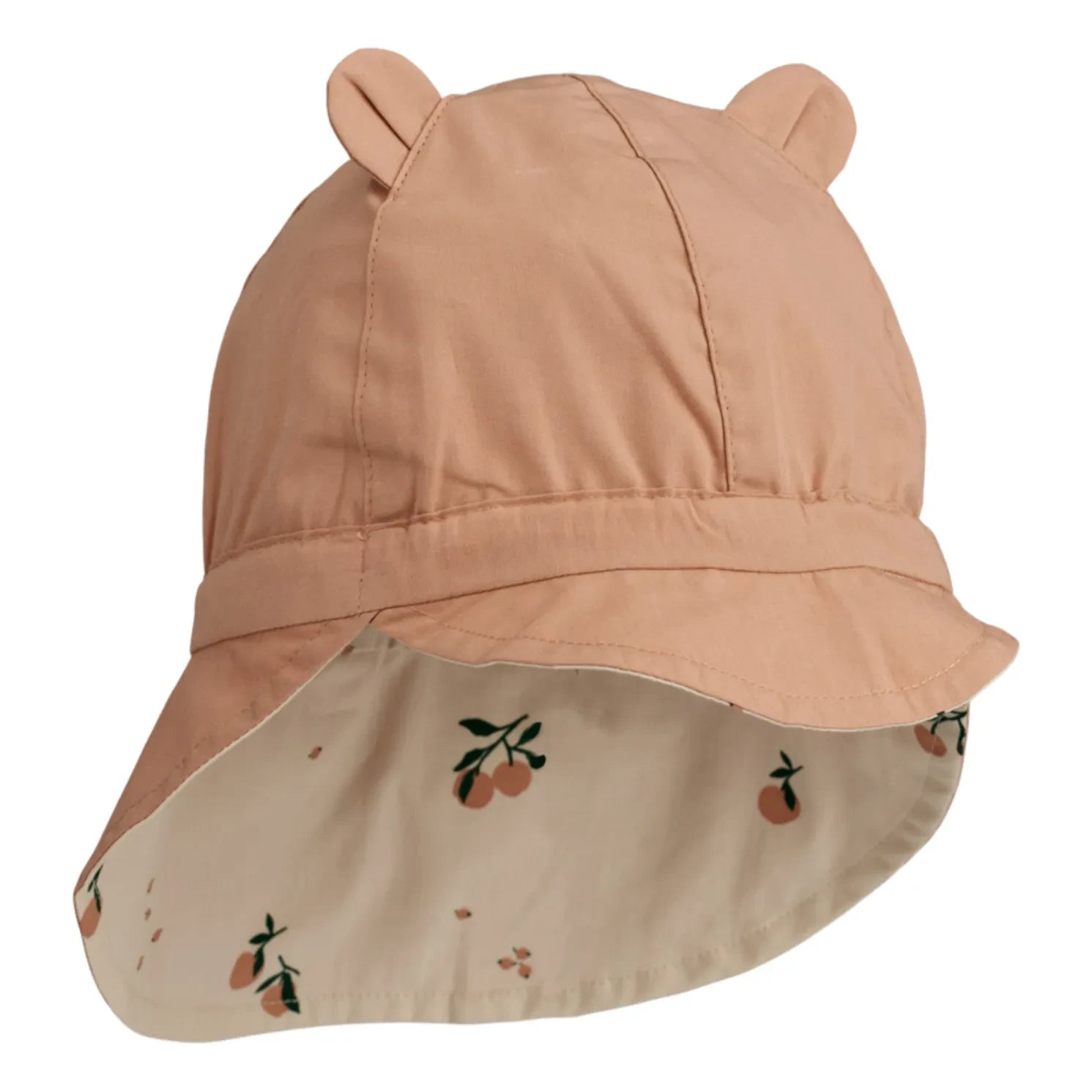 Liewood - Gorm Organic Cotton Double-Sided Baby Hat | Light Pink