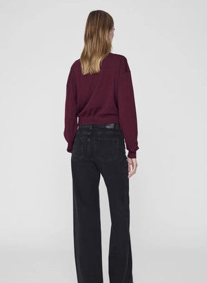 Anine Bing - Sweat Mia Merino Wool | Burgundy