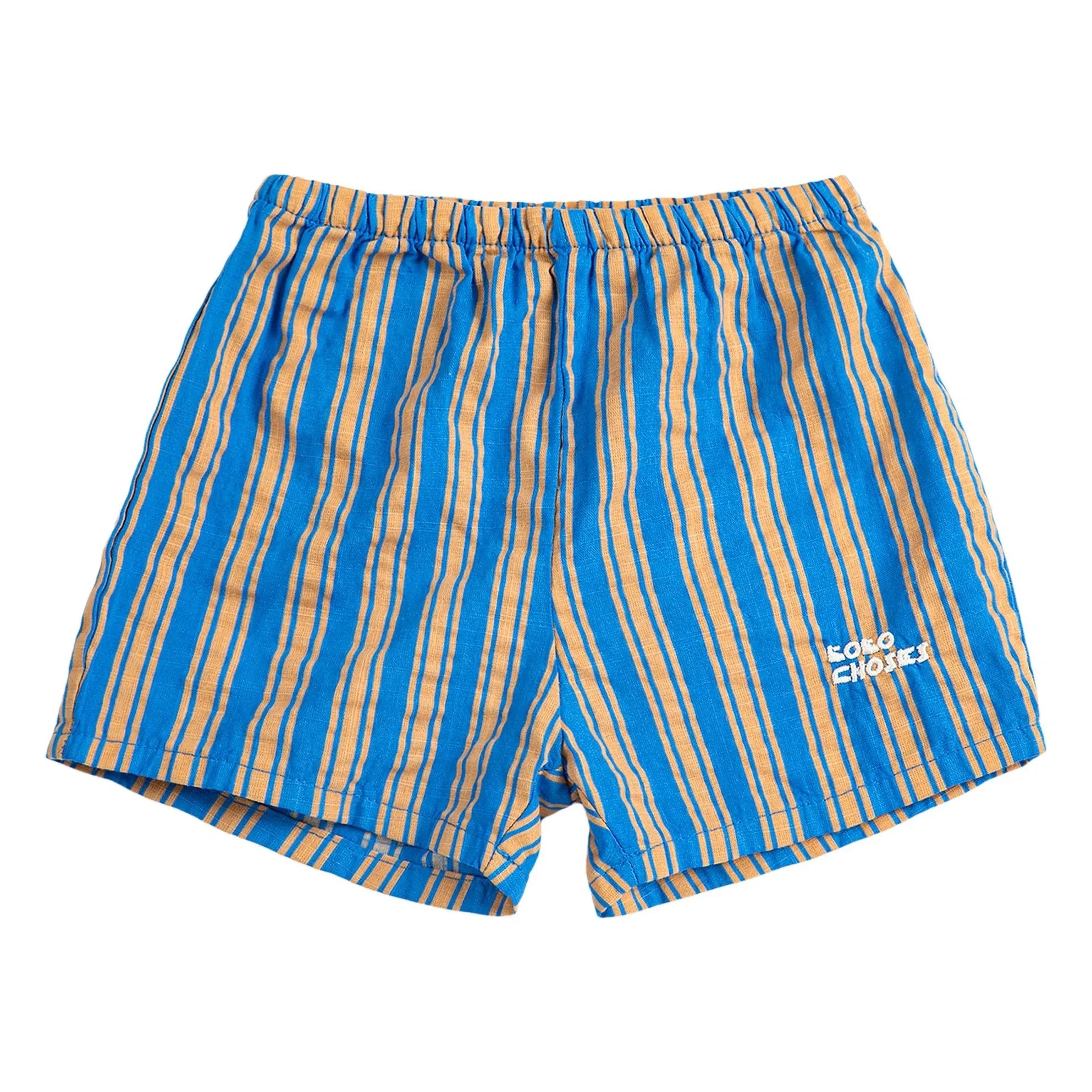 Bobo Choses - Blue Striped Baby Shorts