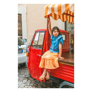Pom d'Api - Plagette Multi Flo sandals | Copper red