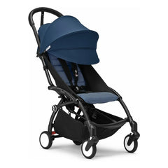Stokke® - YOYO³ 6+ Baby Stroller Black Frame | Air France Blue