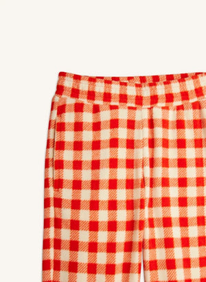 Mini Rodini - Jogger Gingham | Kırmızı