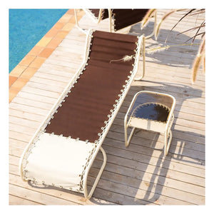 Honoré - Campo Outdoor Chaise Lounge | Brown