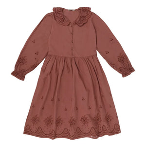 the new society - Beatrice Organic Cotton Embroidered Dress | Lie de Vin