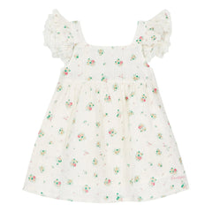 Bonton - Pointelle Nadine Dress | White