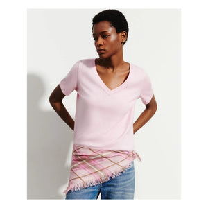 Bompard - Mini Kare Tartan Kaşmir Atkı | Cherry Wood