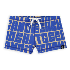 Beach & Bandits - Embossed UV Protection Swim Shorts Made from Recycled Fibers | Blue
