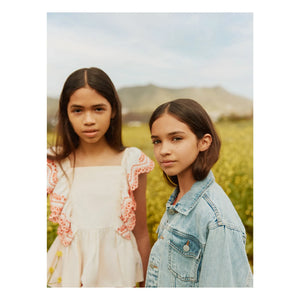 Molo - Volants Rosamond Conton Organic Top | Ivory