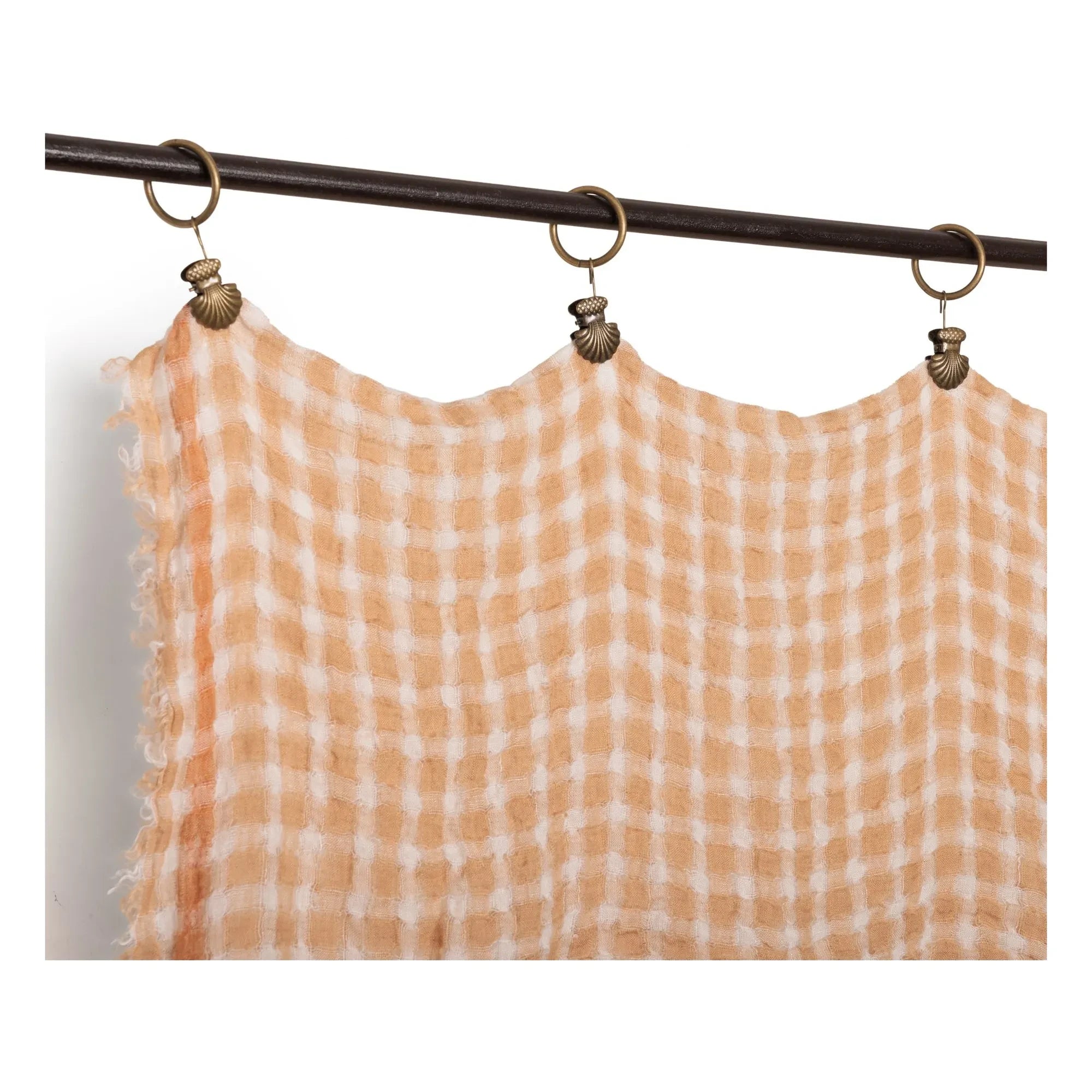 Le Monde Sauvage - Harmattan Cuba Curtain | Orange Pas