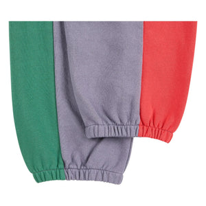 Bobo Choses - Renk bloklu organik pamuk jogger | Mauve